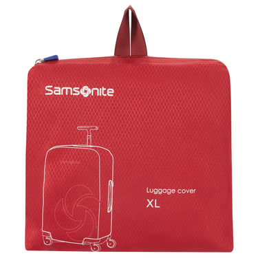 Samsonite Foldable Kofferschutzhülle XL - Regenhülle (rot) - Markenkoffer