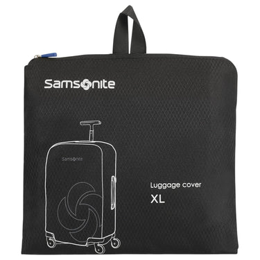 Samsonite Foldable Kofferschutzhülle XL - Regenhülle (schwarz) - Markenkoffer