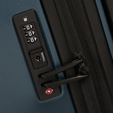 Samsonite Fyrm - 4 - Rollen - Kabinentrolley 55 cm erw. (steel blue) - Markenkoffer