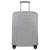 Samsonite S Cure Spinner - 4-Wheel Cabin Trolley S 55 cm (Color: silver)