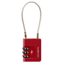 Samsonite TA Revolution Cablelock 3 Dial - Schloss (red) - Markenkoffer