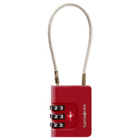 Samsonite TA Revolution Cablelock 3 Dial - Schloss (red) - Markenkoffer
