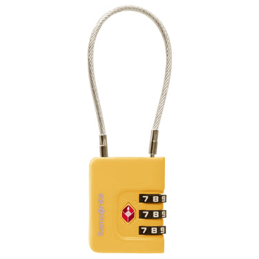 Samsonite TA Revolution Cablelock 3 Dial - Schloss (yellow) - Markenkoffer