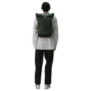 Sandqvist Icon Rolltop - Rucksack L 16" 65 cm erw. (dawn Green with dark brown leather) - Markenkoffer