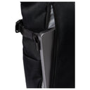 Sandqvist Icon Rolltop - Rucksack M 14" 60 cm (black/ black with black leather) - Markenkoffer