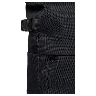 Sandqvist Icon Rolltop - Rucksack M 14" 60 cm (black/ black with black leather) - Markenkoffer