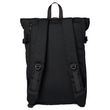 Sandqvist Icon Rolltop - Rucksack M 14" 60 cm (black/ black with black leather) - Markenkoffer