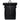 Sandqvist Icon Rolltop - Rucksack M 14" 60 cm (black/ black with black leather) - Markenkoffer