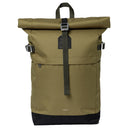 Sandqvist Icon Rolltop - Rucksack M 14" 60 cm (olive drab with black leather) - Markenkoffer