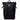 Sandqvist Ilon - Rucksack 14" 60 cm erw. (black with black leather) - Markenkoffer