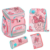 Scooli EasyFit - Schulranzen Set 5tlg. (Minnie Mouse) - Markenkoffer