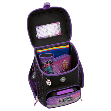 Scooli EasyFit - Schulranzen Set 5tlg. (Monster High) - Markenkoffer
