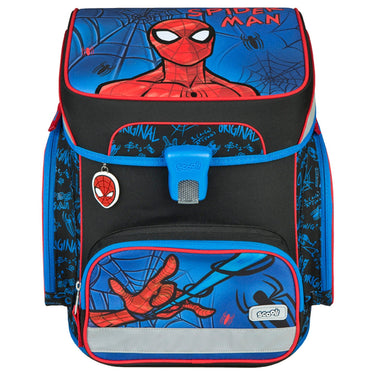 Scooli EasyFit - Schulranzen Set 5tlg. (Spider - Man) - Markenkoffer