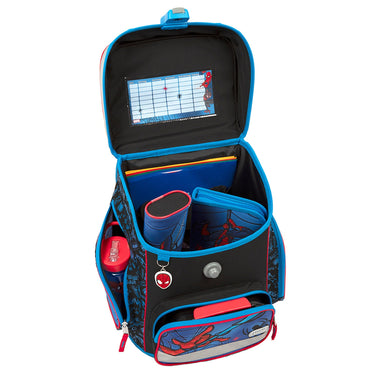 Scooli EasyFit - Schulranzen Set 5tlg. (Spider - Man) - Markenkoffer