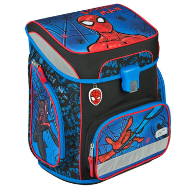 Scooli EasyFit - Schulranzen Set 5tlg. (Spider - Man) - Markenkoffer