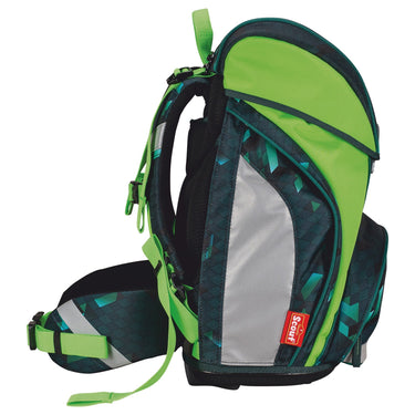 Scout Alpha DIN - Schulranzen Set 4 tlg. (Cubes) - Markenkoffer