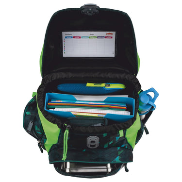 Scout Alpha DIN - Schulranzen Set 4 tlg. (Cubes) - Markenkoffer