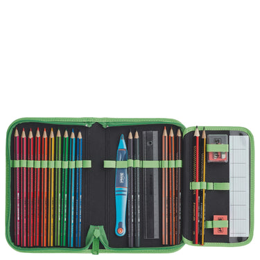 Scout Alpha DIN - Schulranzen Set 4 tlg. (Dino Rex) - Markenkoffer