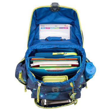 Scout Alpha Exklusiv LED - Schulranzen Set 4tlg. (Planes) - Markenkoffer