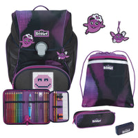 Scout Alpha Exklusiv "Movie Star" - Schulranzen Set 5tlg. (Pink Pixel) - Markenkoffer