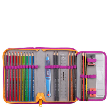 Scout Alpha Exklusiv Superflash - Schulranzen Set 4tlg. (Fantasy) - Markenkoffer