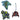 Scout Funny Snaps Move - Anhänger 3er Set (Action) - Markenkoffer