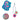 Scout Genius DIN - Schulranzen Set 4 tlg. mit Turnbeutel (Little Flowers) - Markenkoffer