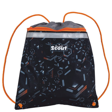 Scout Genius DIN - Schulranzen Set 4 tlg. mit Turnbeutel (Space Data) - Markenkoffer