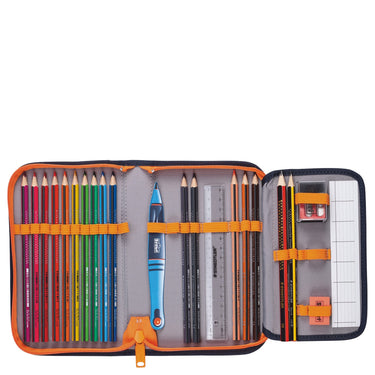 Scout Genius DIN - Schulranzen Set 4 tlg. mit Turnbeutel (Space Data) - Markenkoffer