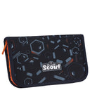 Scout Genius DIN - Schulranzen Set 4 tlg. mit Turnbeutel (Space Data) - Markenkoffer