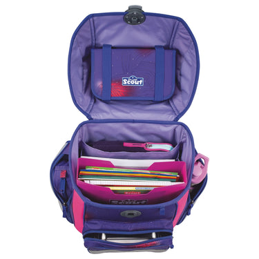 Scout Genius DIN - Schulranzen Set 4 tlg. mit Turnbeutel (Summer) - Markenkoffer