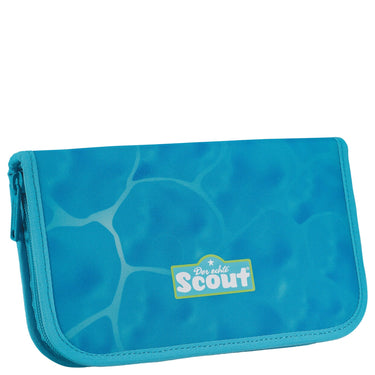 Scout Genius DIN - Schulranzen Set 4 tlg. mit Turnbeutel (Water Lily) - Markenkoffer