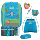 Scout Genius DIN - Schulranzen Set 4 tlg. mit Turnbeutel (Water Lily) - Markenkoffer