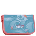 Scout Micro Exklusiv Safety Light - Schulranzen Set 4 tlg. (Aloha) - Markenkoffer