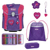 Scout Micro Exklusiv Superflash Extreme - Schulranzen Set 4tlg. (Heartbeat)