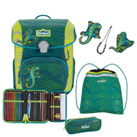 Scout Neo DIN Exklusiv Superflash Extreme - Schulranzen Set 4tlg. (Lizard) - Markenkoffer
