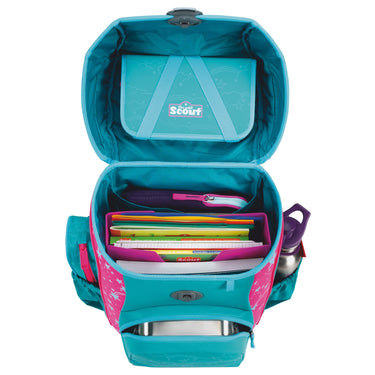 Scout Neo DIN Exklusiv Superflash Extreme - Schulranzen Set 4tlg. (Unicorn) - Markenkoffer