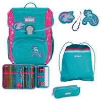 Scout Neo DIN Exklusiv Superflash Extreme - Schulranzen Set 4tlg. (Unicorn) - Markenkoffer