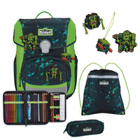 Scout Neo DIN - Schulranzen Set 4tlg. (Cubes) - Markenkoffer