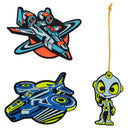 Scout Neo Exklusiv LED - Schulranzen Set 4tlg. (Planets) - Markenkoffer