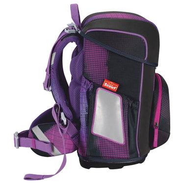 Scout Neo Exklusiv "Movie Star" - Schulranzen Set 5tlg. (Pink Pixel) - Markenkoffer