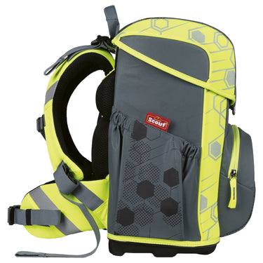 Scout Neo Exklusiv Superflash Extreme - Schulranzen Set 4tlg. (Soccer Star) - Markenkoffer