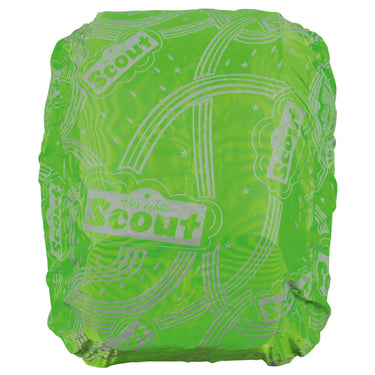 Scout Neon Safety Cape - Regencover (Grün) - Markenkoffer