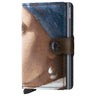 Secrid Art Miniwallet - Geldbörse RFID 6.5 cm (Mauritshuis Pearl Earring) - Markenkoffer