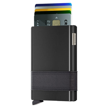 Secrid Cardslide - Kreditkartenetui RFID 9.5 cm (black) - Markenkoffer