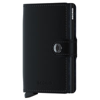 Secrid Matte Miniwallet - Geldbörse RFID 6.5 cm (black) - Markenkoffer