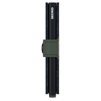 Secrid Matte Miniwallet - Geldbörse RFID 6.5 cm (green-black) - Ansicht 3