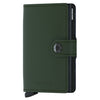 Secrid Matte Miniwallet - Wallet RFID 6.5 cm (Color: green-black)