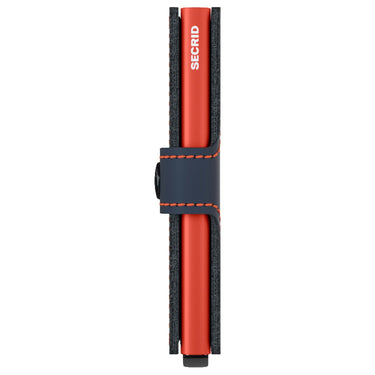 Secrid Matte Miniwallet - Geldbörse RFID 6.5 cm (night blue - orange) - Markenkoffer