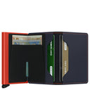 Secrid Matte Slimwallet - Geldbörse RFID 6.8 cm (night blue - orange) - Markenkoffer